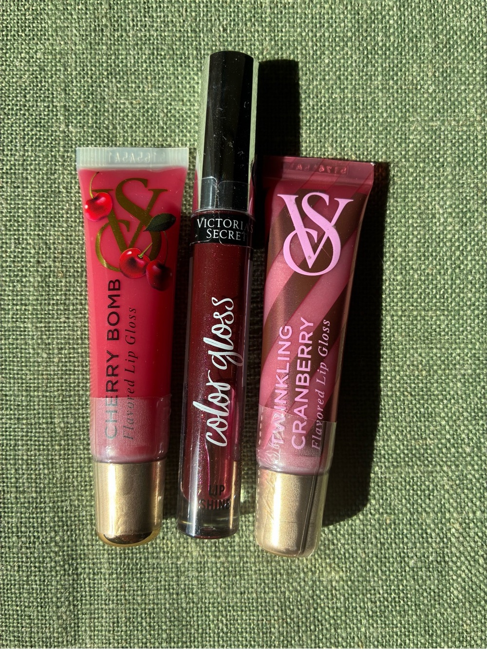 Victoria’s Secret Flavored Lip Gloss & Color Gloss 3-Piece Bundle